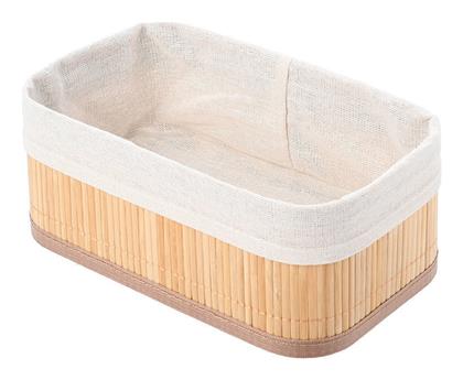 Estia Bamboo Essentials Επιτραπέζια Θήκη Οργάνωσης Μπαμπού Μπεζ