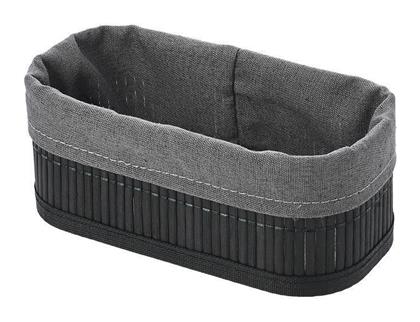 Estia Bamboo Essentials Επιτραπέζια Θήκη Οργάνωσης Μπαμπού Μαύρη