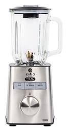 Estia Μπλέντερ για Smoothies με Γυάλινη Κανάτα 1.5lt 1000W Inox