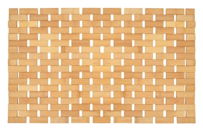 Estia Πατάκι Μπάνιου Ξύλινο Bamboo Essentials 02-27568 Μπεζ 38x60εκ.