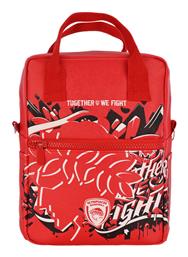 Estia Save the Aegean Lunch Bag Χειρός Κόκκινη Olympiakos Bc Edition Together We Fight