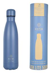 Estia Travel Flask Lite Save the Aegean 500ml Denim Blue