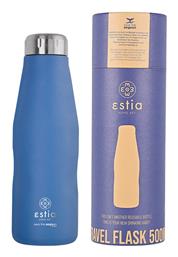 Estia Travel Flask Lite Save the Aegean 500ml Denim Blue