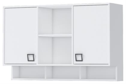 Εταζέρα Riddle White 126x37x82cm από το Polihome