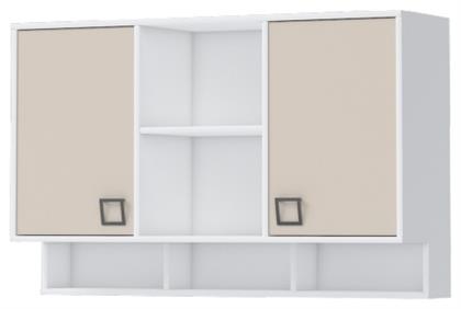 Εταζέρα Riddle White Sand 126x37x82cm από το Polihome