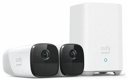 Eufy Eufycam 2 Pro Ολοκληρωμένο Σύστημα CCTV Wi-Fi με Control Hub και 2 Ασύρματες Κάμερες 4MP 2K από το e-shop