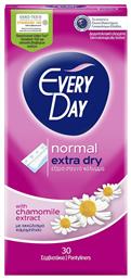 Every Day Extra Dry Normal με Εκχύλισμα Χαμομηλιού Σερβιετάκια 30τμχ