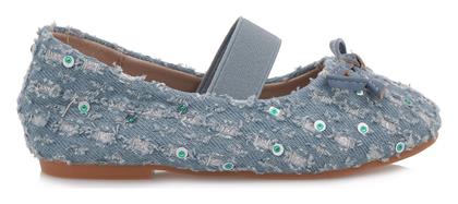 Exe Παιδικές Μπαλαρίνες με Λάστιχο Υφασμάτινες Μπλε