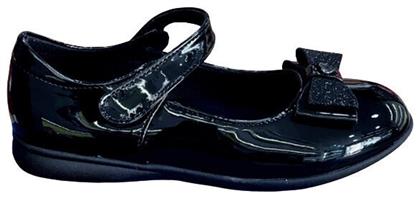 Exe Παιδικές Μπαλαρίνες με Ρυθμιζόμενο Μεταλλικό Κούμπωμα Μαύρες