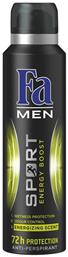 Fa Men Sport Energy Boost Energizing Scent 72h Protection Anti-perspirant Spray 150ml Κωδικός: 13312475