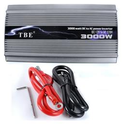 Factory TBE-3000 Inverter Αυτοκινήτου Τροποποιημένου Ημιτόνου 3000W για Μετατροπή 12V DC σε 220V AC