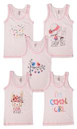 Φανελάκια Παιδικά Αμάνικα Τύπωμα Trendy Fanp04-1-λευκό