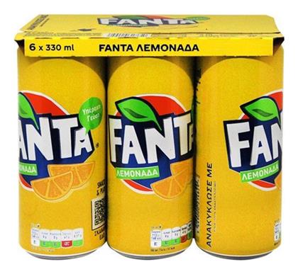 Fanta Λεμονάδα με Ανθρακικό Κουτί 6x330ml