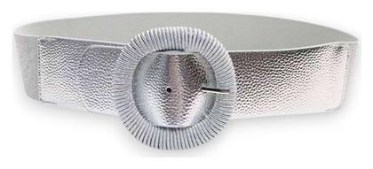 Φαρδιά Ελαστική Γυναικεία Ζώνη Ασημί