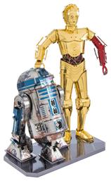 Fascinations Μεταλλική Φιγούρα Μοντελισμού Star Wars C-3PO and R2-D2 12.3x10.8x12.3εκ.