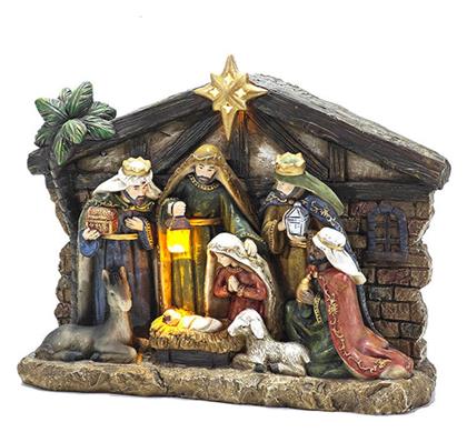 Φάτνη Μεσαίου Μεγέθους Φωτιζόμενη