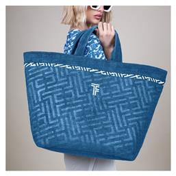 Feel & Touch Icon Υφασμάτινη Τσάντα Θαλάσσης Αδιάβροχη Μπλε