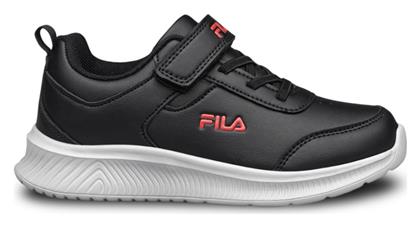 Fila Παιδικά Sneakers Ανατομικά με Σκρατς Μαύρα