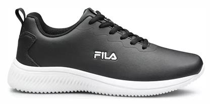 Fila Παιδικά Sneakers Berton Pu Lace Μαύρα από το Z-mall