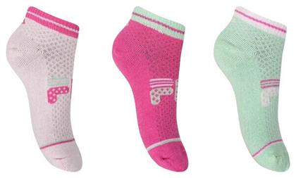 Fila Παιδικά Σοσόνια Invisible Πολύχρωμα 3 Ζευγάρια