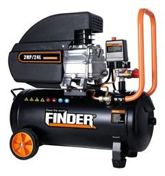 Finder Κομπρεσέρ Αέρος με Ισχύ 2hp και Αεροφυλάκιο 24lt