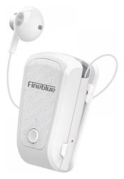 Fineblue FQ-10R PRO Earbud Bluetooth Handsfree Ακουστικό Πέτου Λευκό από το Filinda