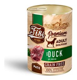 Fisi Dog Adult Grain Free Παπια Πατε 400gr