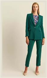 Forel Μακρύ Γυναικείο Κρεπ Σακάκι Πράσινο