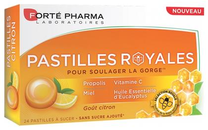 Forte Pharma Pastilies Royales Καραμέλες Λεμόνι 24τμχ