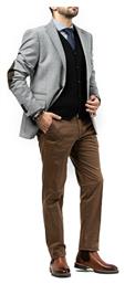 Fragosto Blazer pie de poul - 001 Grey