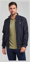 Fred Perry Brentham Ανδρικό Χειμωνιάτικο Μπουφάν Bomber Navy Μπλε