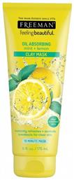 Freeman FeelingBeautiful Mint & Lemon Oil Absorbing Clay Mask 175ml