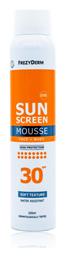 Frezyderm Sun Screen Mousse SPF30 Αντηλιακό Mousse