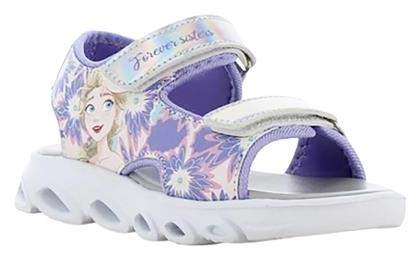 Frozen Παιδικά Πέδιλα με Σκρατς & Φωτάκια Λιλά