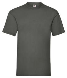 Fruit of the Loom Valueweight Τ Ανδρικό Διαφημιστικό T-shirt Κοντομάνικο Light Graphite