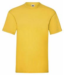 Fruit of the Loom Valueweight Τ Ανδρικό Διαφημιστικό T-shirt Κοντομάνικο Sunflower Yellow