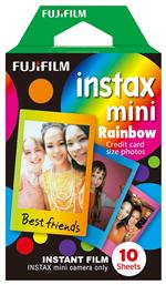 Fujifilm Color Instax Mini Rainbow Instant Φιλμ (10 Exposures)