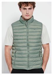 Funky Buddha Αμάνικο Ανδρικό Μπουφάν Puffer Dusty Green