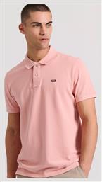 Funky Buddha Ανδρική Μπλούζα Polo Coral Pink