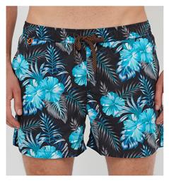 Funky Buddha Ανδρικό Μαγιό Σορτς Black / Blue Floral