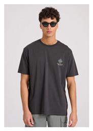 Funky Buddha Ανδρικό T-shirt Κοντομάνικο Γκρι