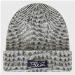 Funky Buddha Beanie Ανδρικός Σκούφος Πλεκτός σε Γκρι χρώμα από το Outletcenter