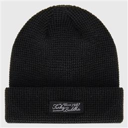 Funky Buddha Beanie Ανδρικός Σκούφος Πλεκτός σε Μαύρο χρώμα από το Funky Buddha