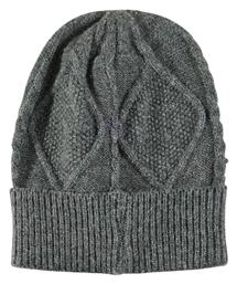 Funky Buddha Beanie Γυναικείος Σκούφος Πλεκτός σε Γκρι χρώμα