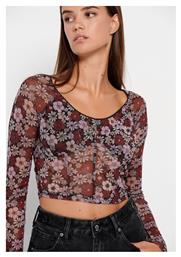 Funky Buddha Γυναικείο Crop Top Floral Πολύχρωμο