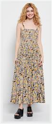 Funky Buddha Maxi Καλοκαιρινό All Day Φόρεμα με Τιράντα Floral