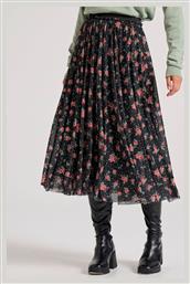 Funky Buddha Midi Φούστα Μαύρη