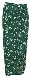 Funky Buddha W Midi Skirt - Fbl00910514-vibrant Green Multi