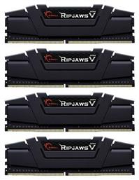 G.Skill Ripjaws V 64GB DDR4 RAM με 4 Modules (4x16GB) και Ταχύτητα 3600 για Desktop από το e-shop