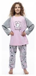 Galaxy Παιδική Πιτζάμα Χειμωνιάτικη Ροζ